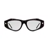 Kuboraum P15 Rectangle-frame Sunglasses In Bkn Black/multicolor