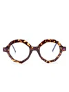 Kuboraum Maske P18 Glasses In Brown