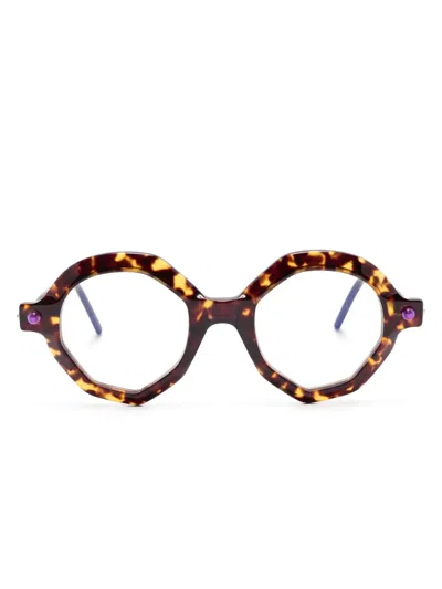 Kuboraum Maske P18 Glasses In Brown