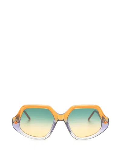 Kuboraum Maske P20 Geometric-frame Sunglasses In Neutral
