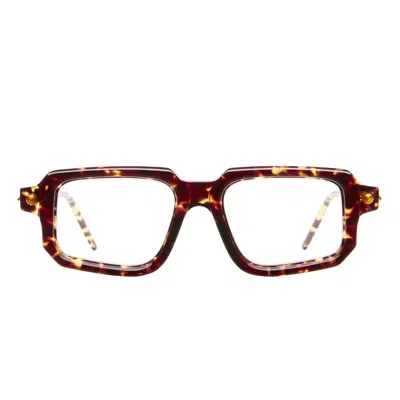 Kuboraum Maske P23 To Tortoiseshell/clear Unisex Eyeglasses In Neutral