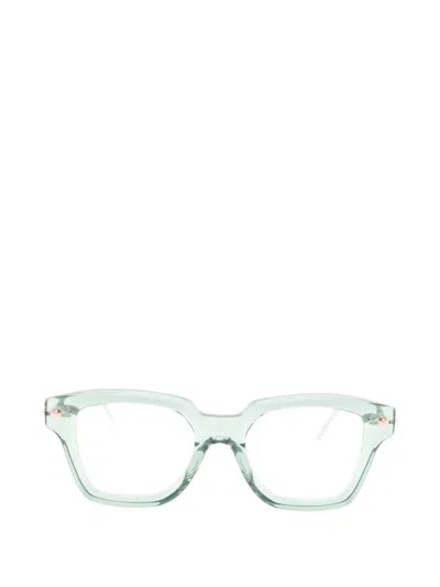 Kuboraum Maske P28 Square-frame Glasses In Green