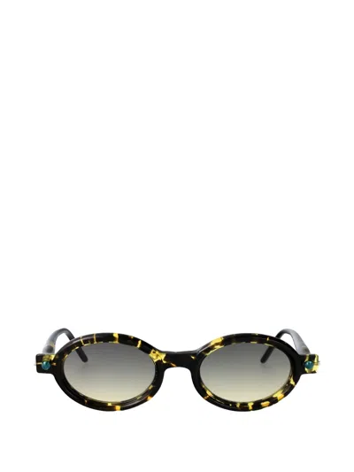Kuboraum Maske P6 Oval-frame Sunglasses In Black