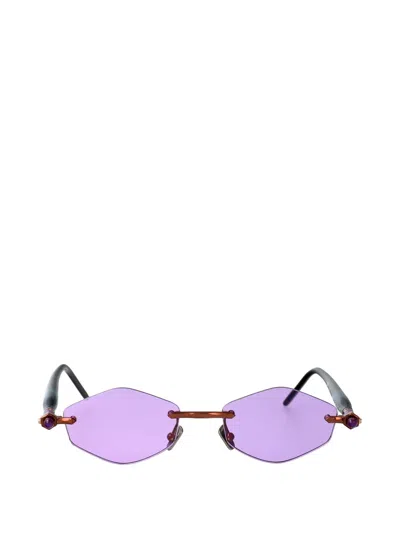 Kuboraum Maske P60 Geometric-frame Sunglasses In Purple