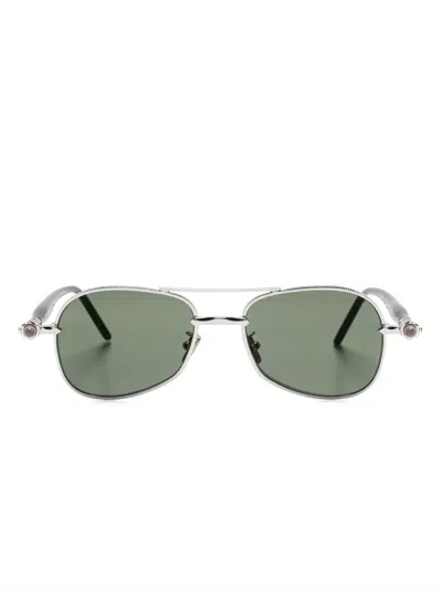Kuboraum Maske P75 Sunglasses In Metallic