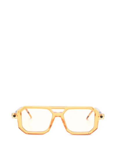Kuboraum Maske P8 Geometric-frame Sunglasses In Yellow