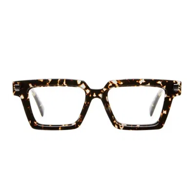Kuboraum J3 Dt Square-frame Glasses In Brown