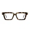 Kuboraum Mask Q2 - Grey / Yellow Havana Rx Sunglasses In Grigio