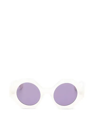 Kuboraum Maske R4 Geometric-frame Sunglasses In Transparent