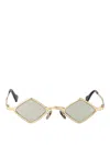Kuboraum Maske Z14 Sunglasses In Gold