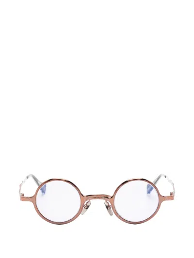 Kuboraum Maske Z17 Round-frame Sunglasses In Brown