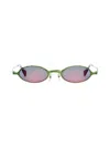 Kuboraum Maske Z24 Sunglasses In Green