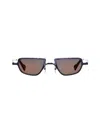Kuboraum Z28 Geometric-frame Sunglasses In Burgundy