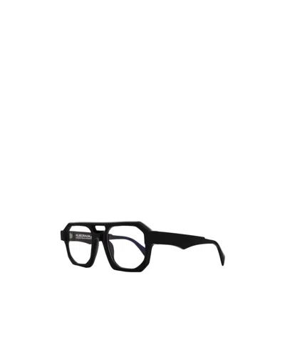 Kuboraum Maskek Pilot-frame Glasses In Black