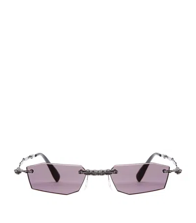 Kuboraum Metal Mask H40 Sunglasses In Purple