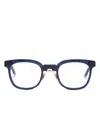 Kuboraum N14 Square-frame Glasses In Blue