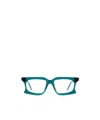 Kuboraum D73 Rectangular-frame Glasses In Green