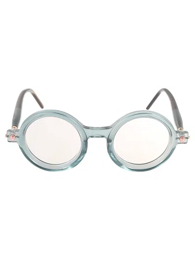 Kuboraum Mask P1 Round-frame Glasses In Mkg Grey1*