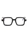 Kuboraum P1 Square-frame Glasses In Black
