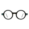 Kuboraum Q7 Round-frame Glasses In Bms