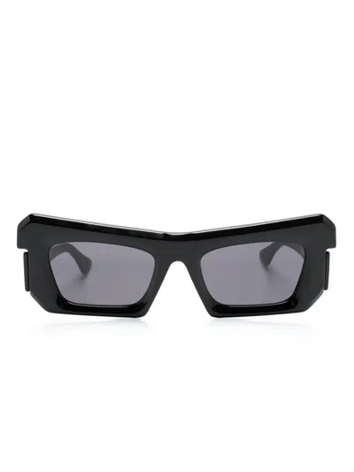 Kuboraum P2 Rectangle-frame Sunglasses In Schwarz
