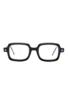 Kuboraum P2 Square-frame Glasses In 黑色