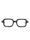 Kuboraum P2 Square-frame Glasses In Black