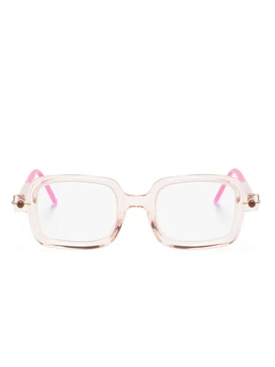 Kuboraum P2 Square-frame Glasses In Pink