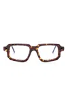 Kuboraum P23 Glasses In Brown