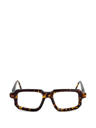 Kuboraum P23 Square-frame Glasses In Brown