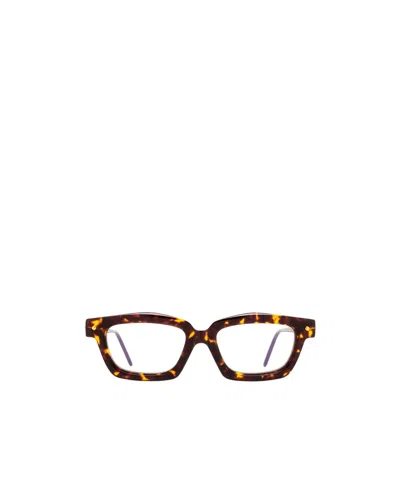 Kuboraum P25 Rectangular Optical Glasses In Brown
