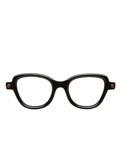 Kuboraum P5 Round-frame Glasses In Black