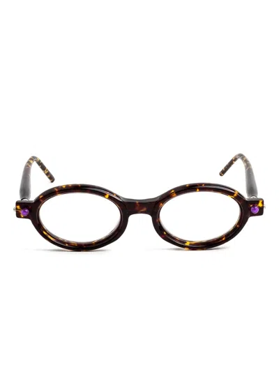 Kuboraum P6 Glasses In Burgundy