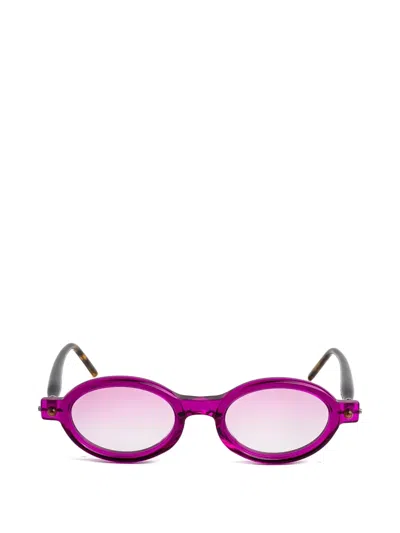 Kuboraum P6 Round-frame Sunglasses In Pink