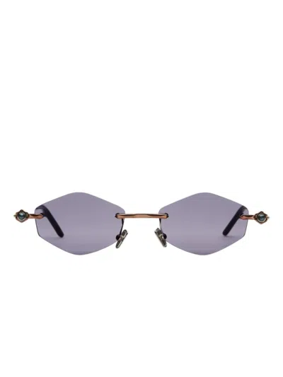 Kuboraum P60 Sunglasses In Gray