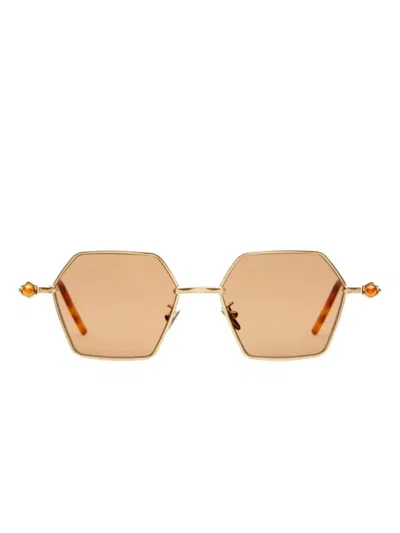 Kuboraum P70 Sunglasses In Gold
