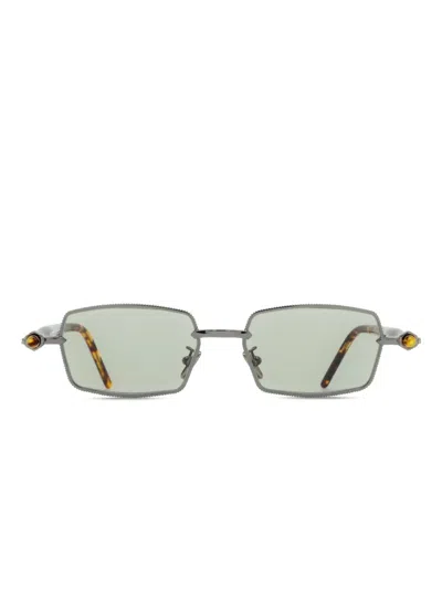 Kuboraum P73 Rectangle-frame Sunglasses In Black
