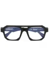 Kuboraum Pilot-frame Glasses In Black