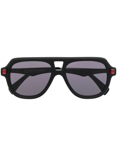Kuboraum Square-frame Sunglasses In Black