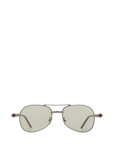 Kuboraum Pilot-frame Sunglasses In Gray