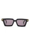 Kuboraum Q2 Rectangle-frame Sunglasses In Schwarz
