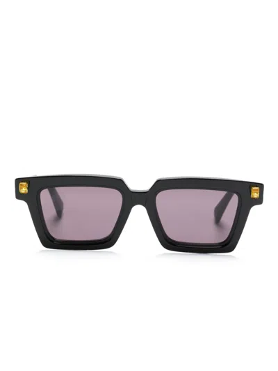 Kuboraum Q2 Rectangle-frame Sunglasses In Schwarz