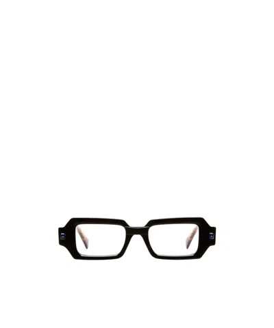 Kuboraum Q9 Rectangle-frame Glasses In Black