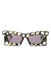 Kuboraum R2 Hypercore Rectangle-frame Sunglasses In Black