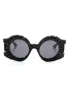 Kuboraum R4 Hypercore Oversize-frame Sunglasses In Black