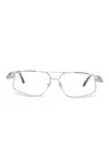 Kuboraum Rectangle Frame Glasses In Silver