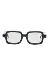 Kuboraum Rectangle-frame Sunglasses In Black