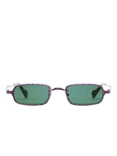 Kuboraum Rectangle-frame Sunglasses In Green