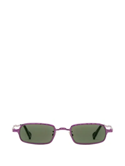 Kuboraum Rectangle-frame Sunglasses In Purple