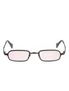 Kuboraum Rectangular-frame Sunglasses In Black